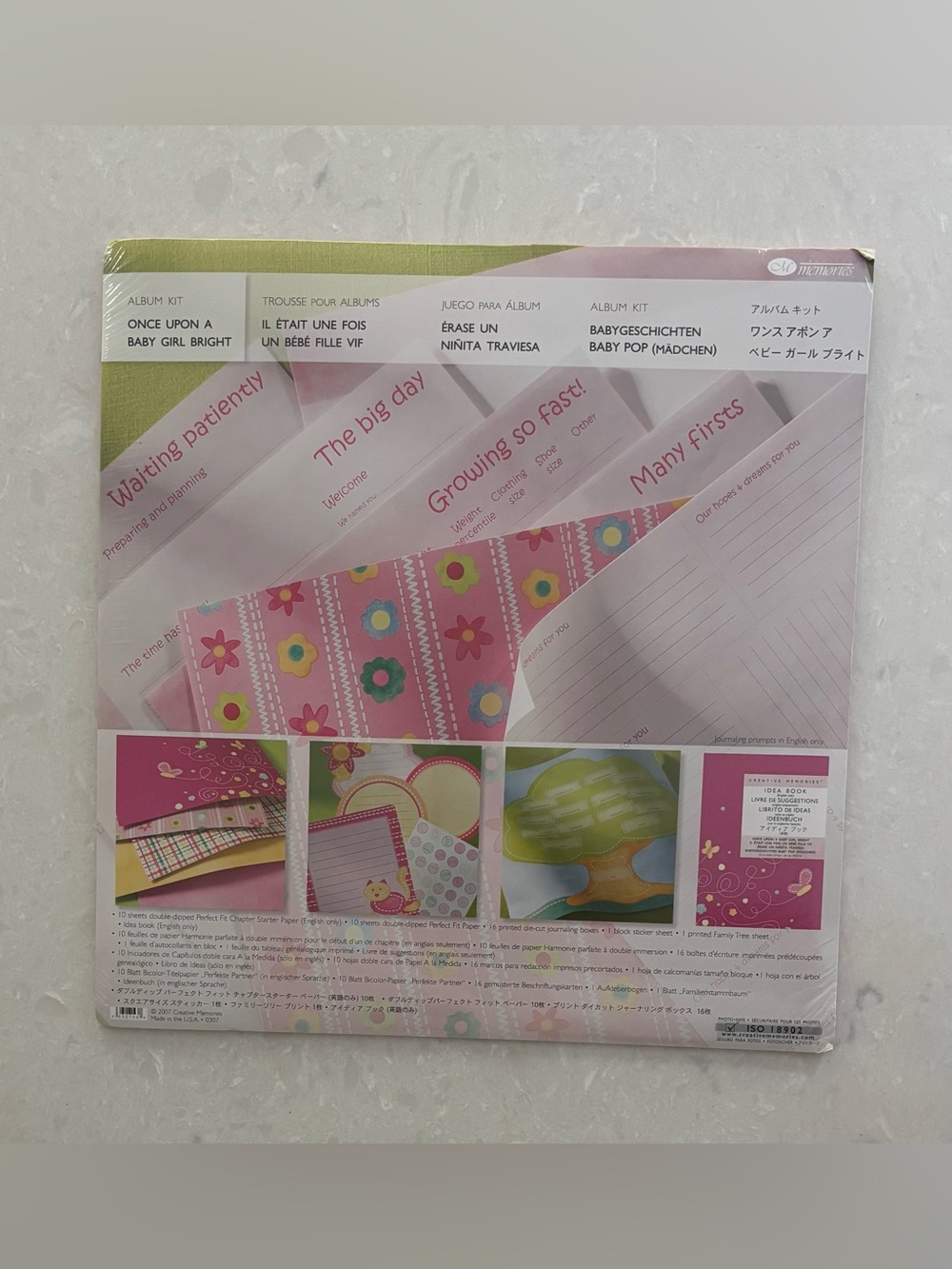 Creative Memories Album Kit “Once Upon A Baby Girl Bright”